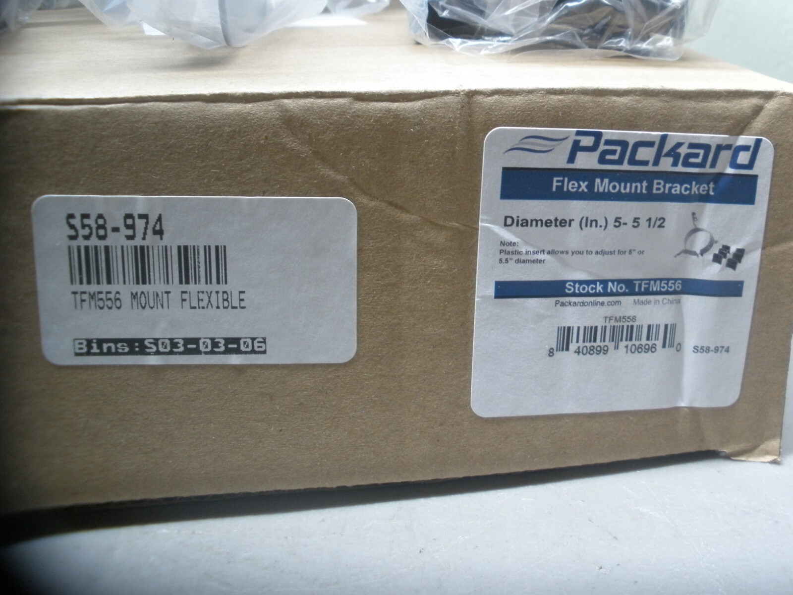 PACKARD S58-974 ADJUSTABLE FLEX MOUNT BRACKET TFM556