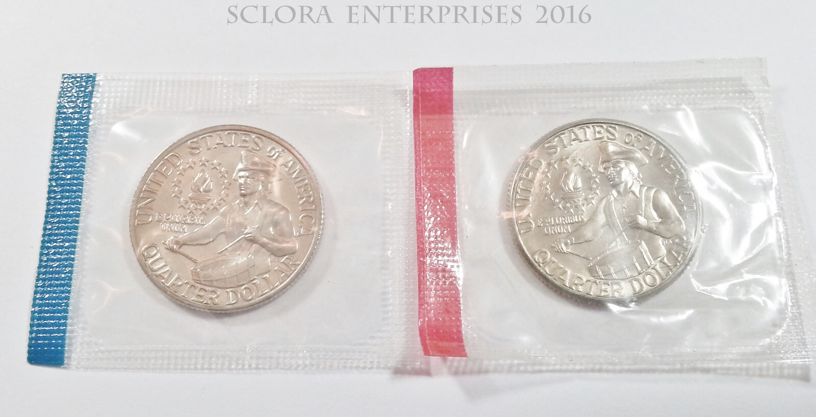 1976 P & D Washington Quarter Set (2 Coins) *MINT CELLO* **FREE SHIPPING**