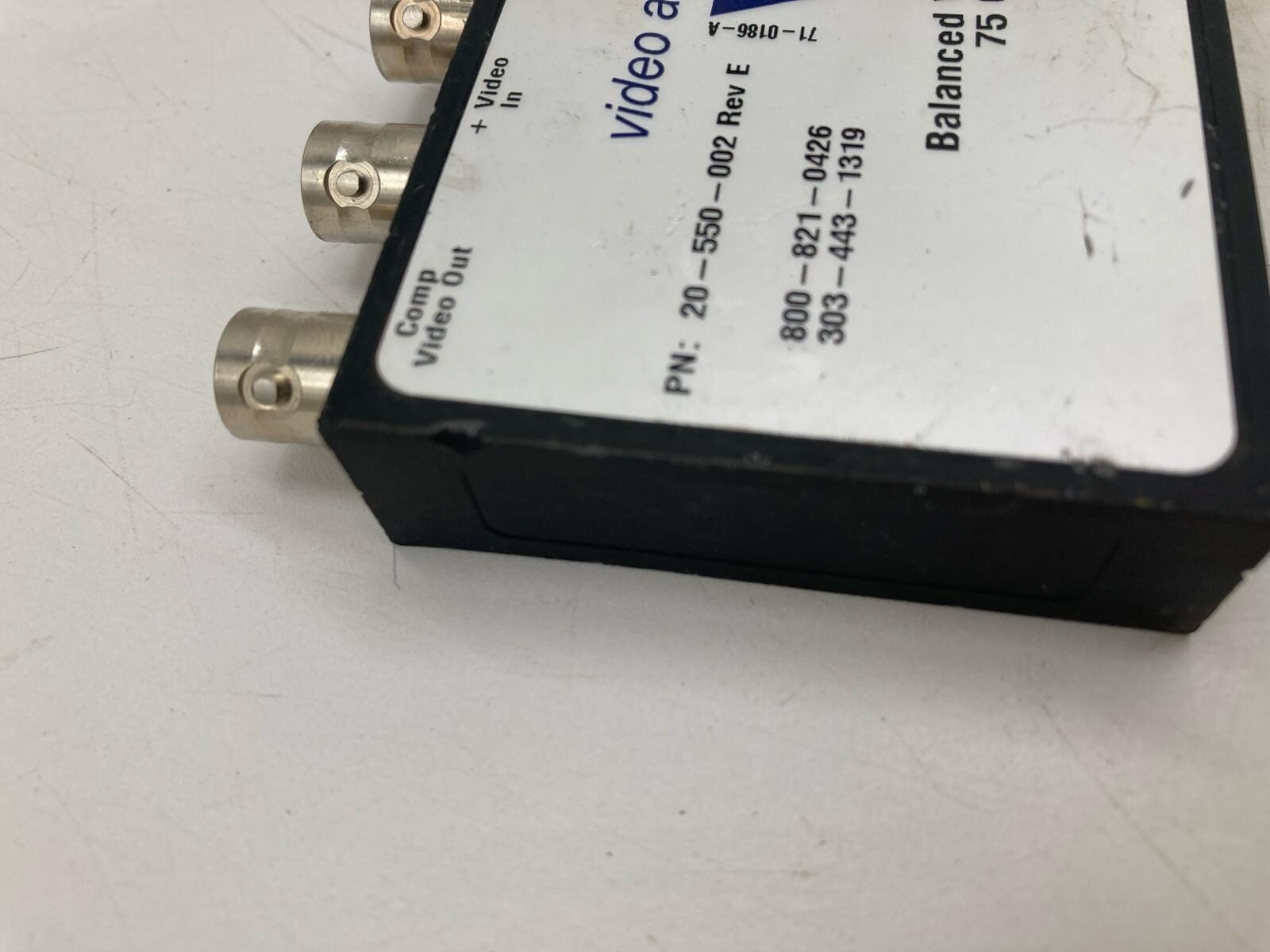 VAC Balanced Video Receiver