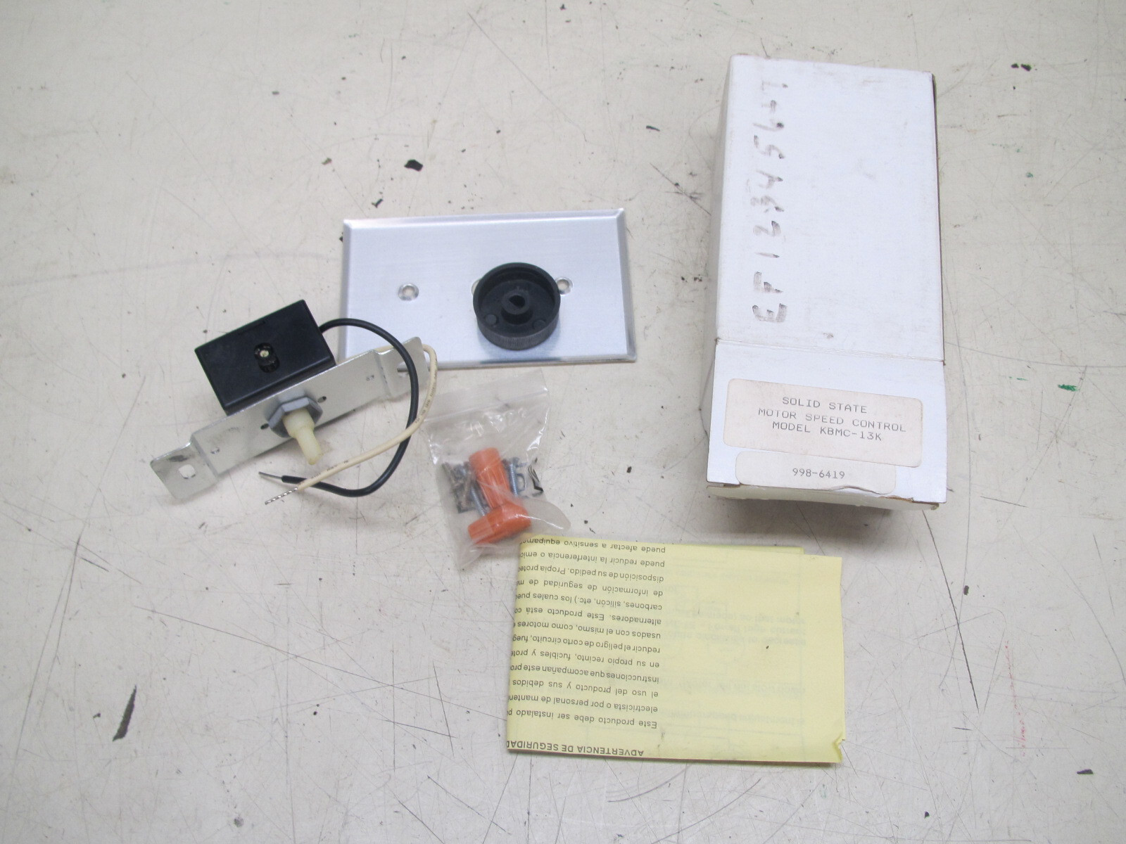 NEW Solid State Motor Speed Control Model: KBMC-13K FREE SHIPPING