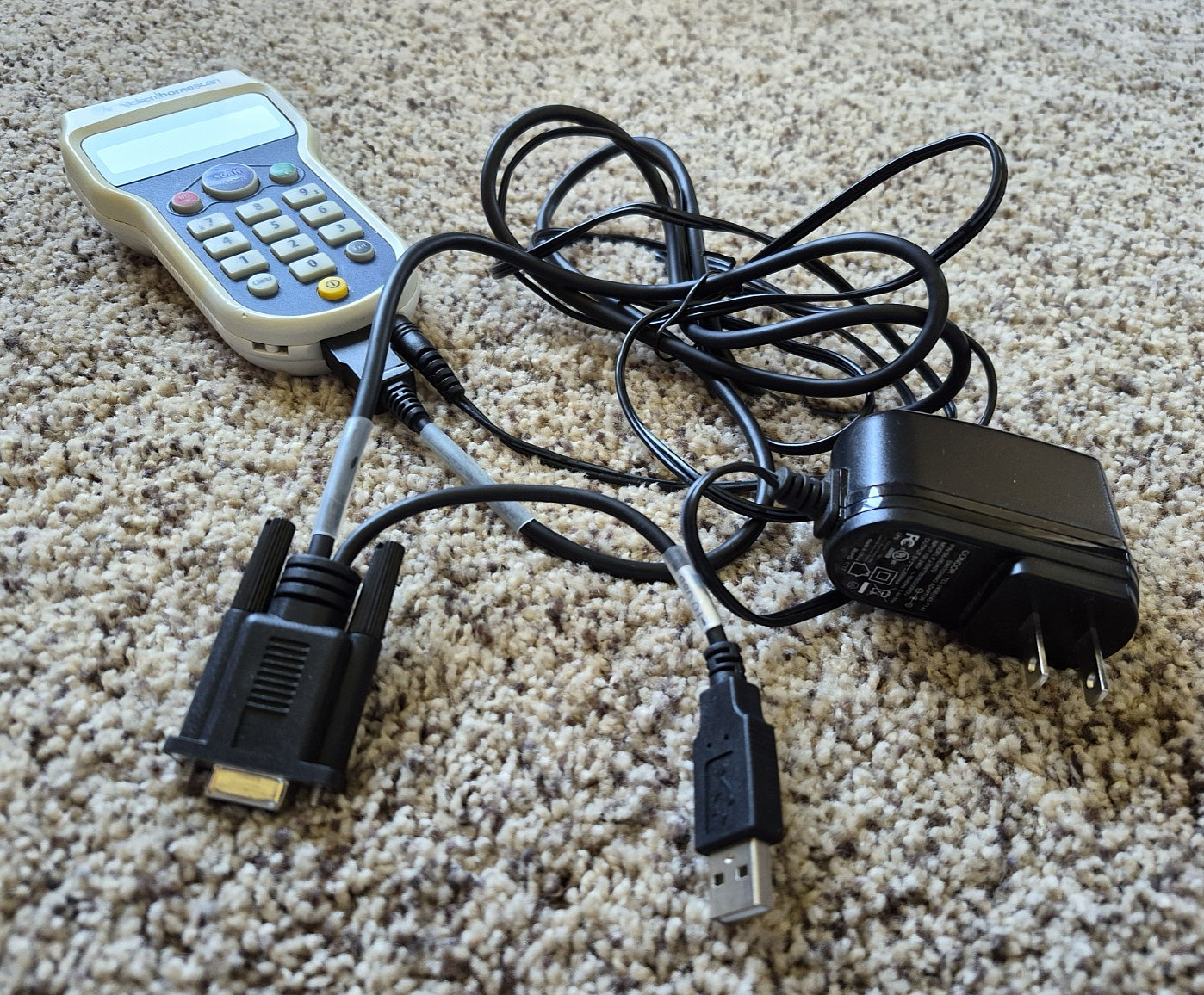 AC NIELSON HOMESCAN HANDHELD BAR CODE SCANNER w/ Cords -Original Box -Intermec