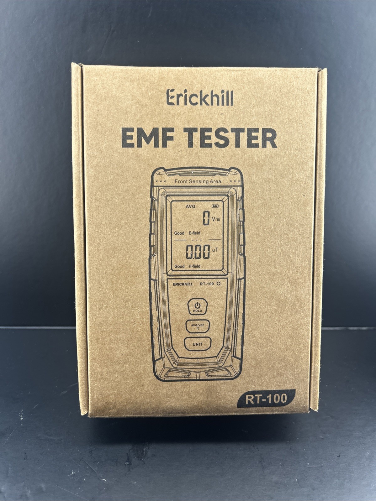 ERICKHILL EMF Detector Rechargeable Digital Electromagnetic Field Radiation
