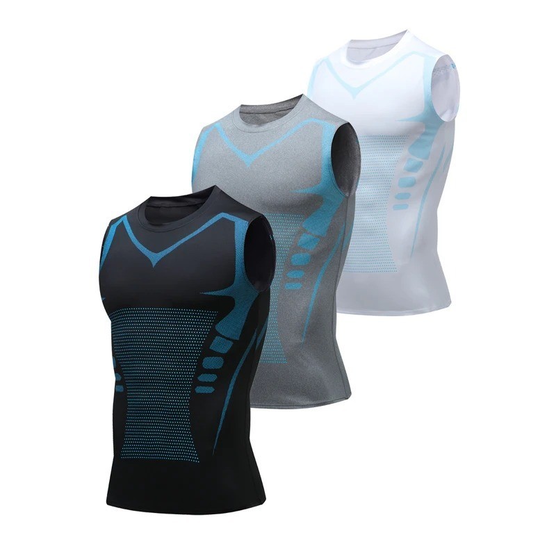 Shaperluv - Shaperluv Male Shaper Tank, Chest Gynecomastia Compression Tank Top