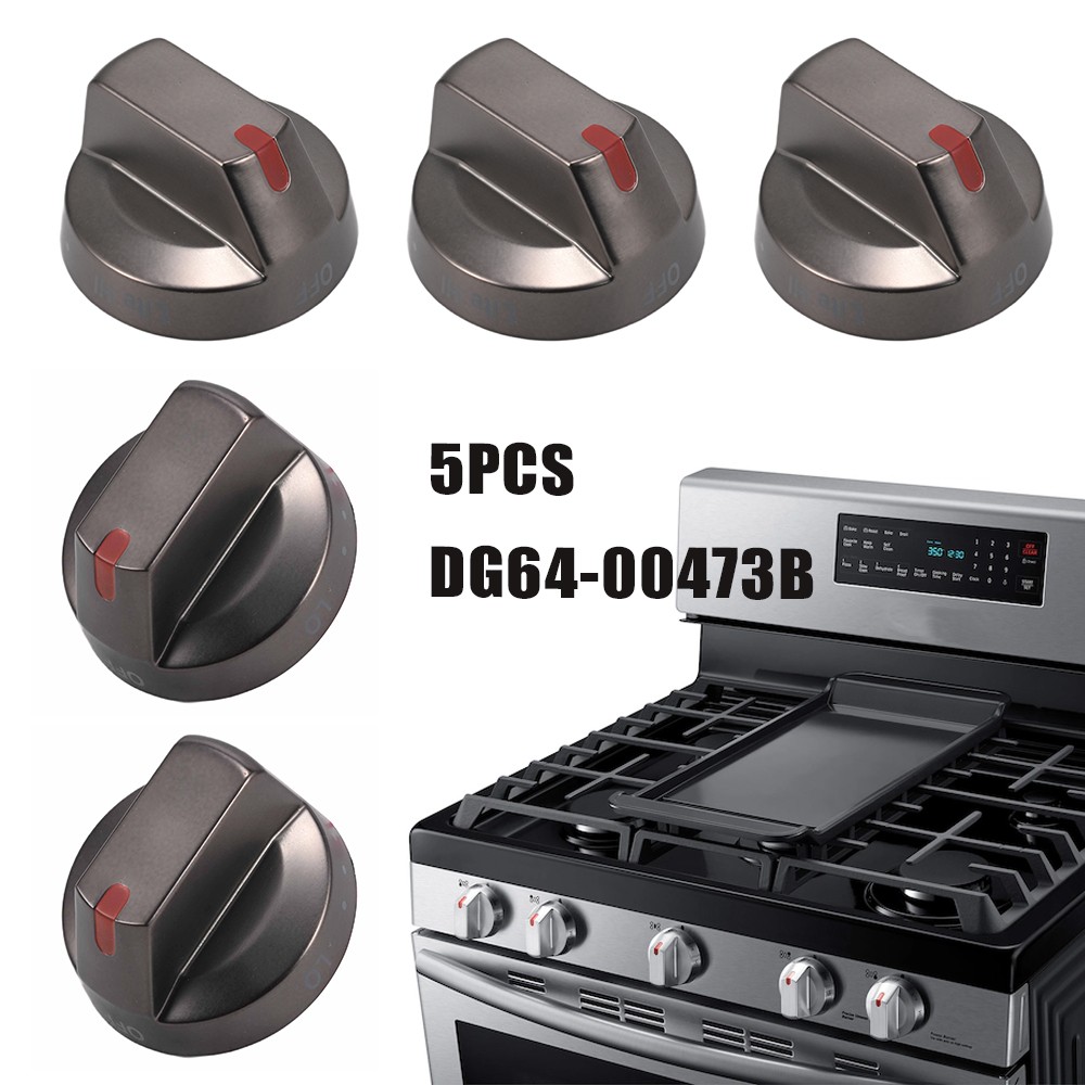 For Samsung Range Oven Upgraded Gas Burner Knobs Replacements Dial DG64-00473B