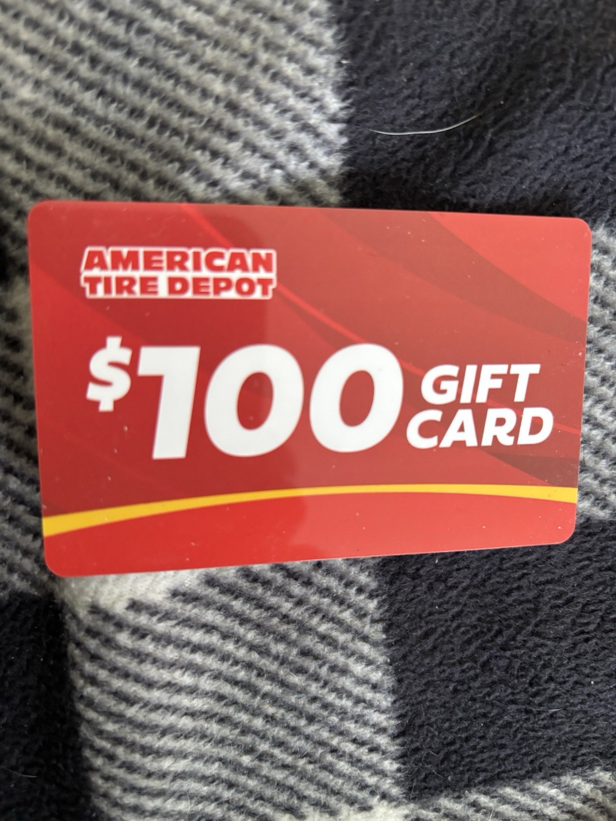 American Tire Depot $100 Gift Card.