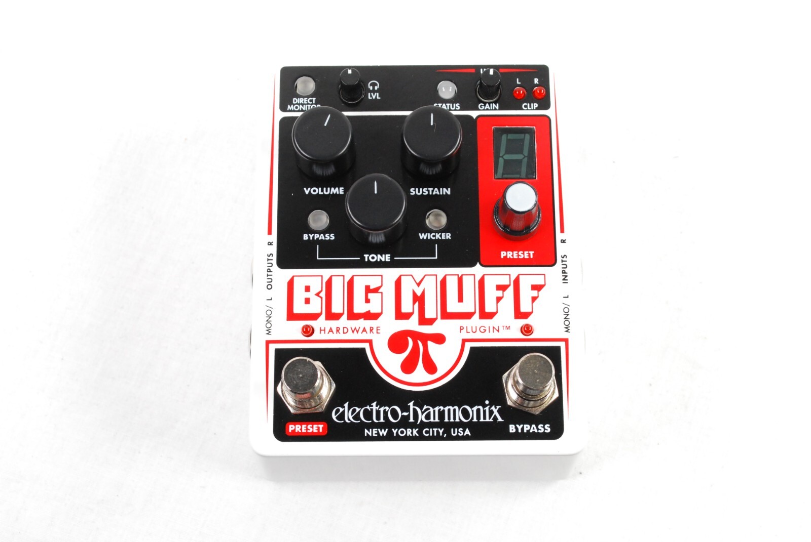 Used Electro-Harmonix EHX Big Muff Pi Hardware Plugin Guitar Effects Pedal