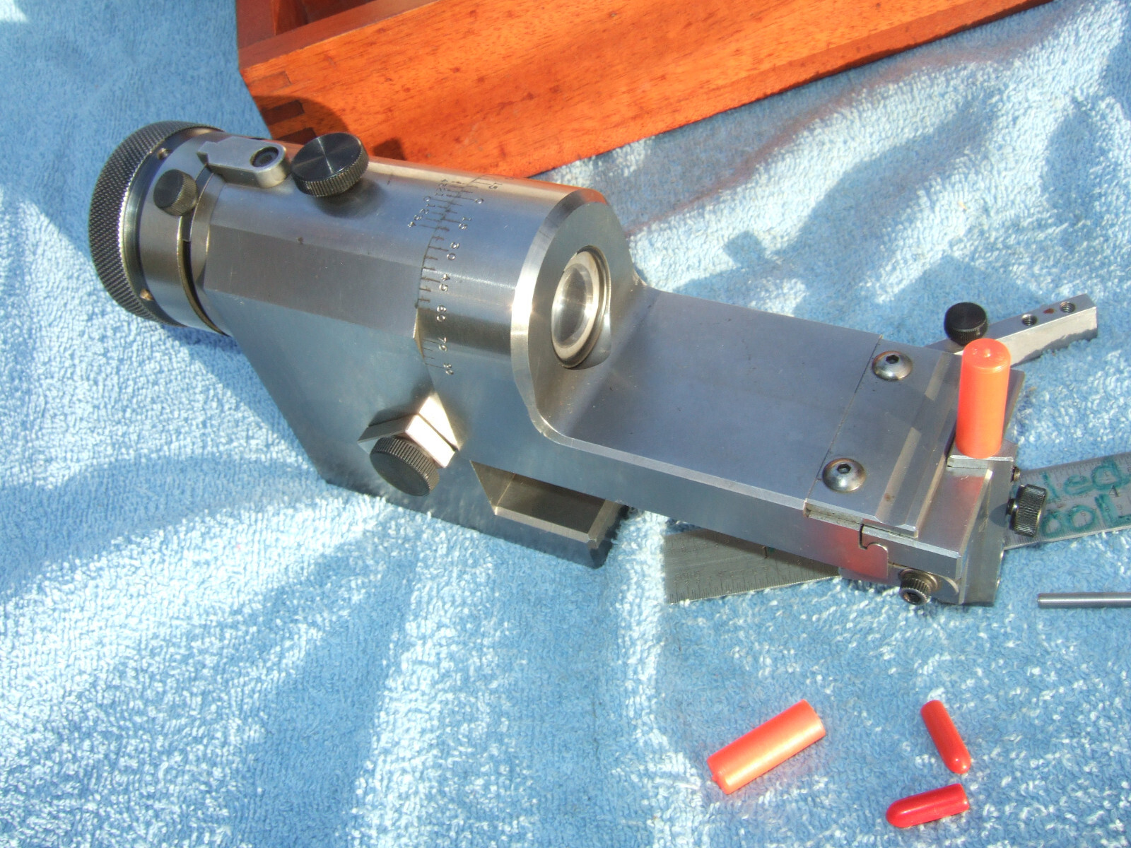 HERMANN SCHMIDT "KR" CLEARVIEW RADIUS&ANGLE WHEEL DRESSER USED W/BOX TOOLMAKER Z