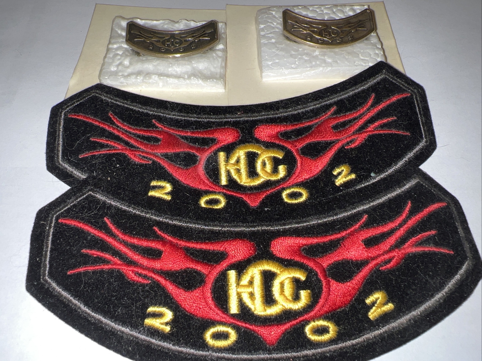 2002 Harley-Davidson HOG (Harley Owners Group) Rocker Patch And Pin