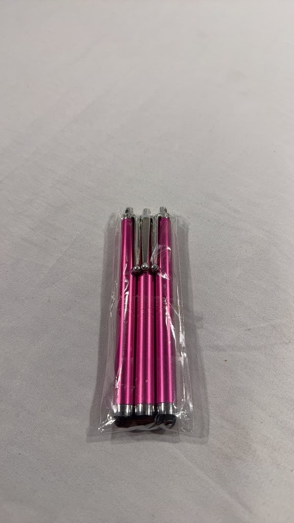 Set of Pink Stylus Pens for Touchscreen Devices