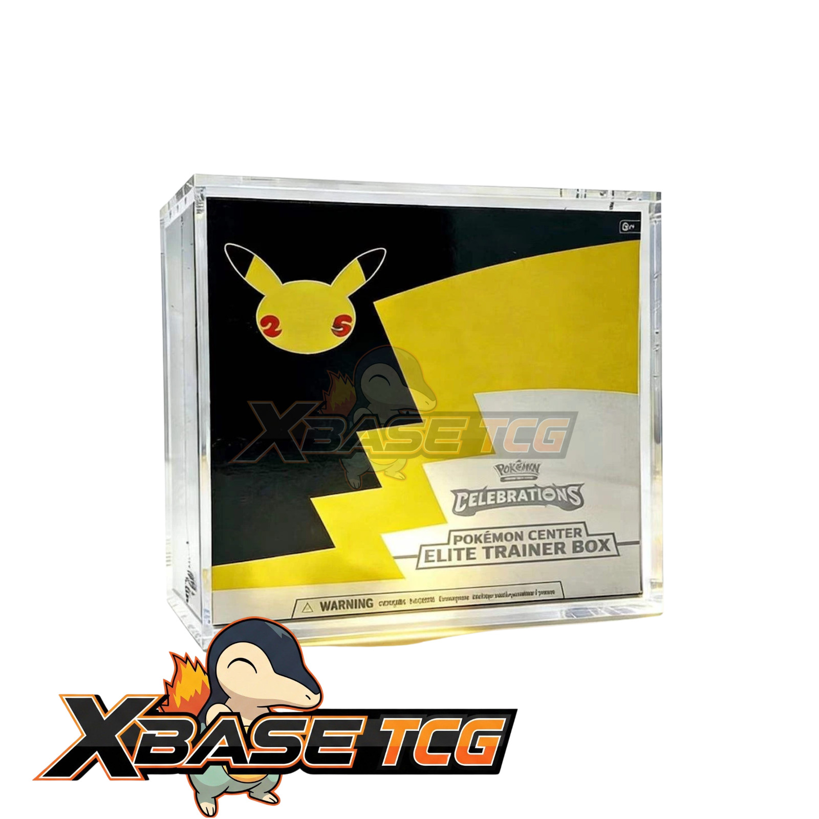 Pokemon Center Celebration Elite Trainer Box Acrylic Case w/ Magnetic Lid PC ETB