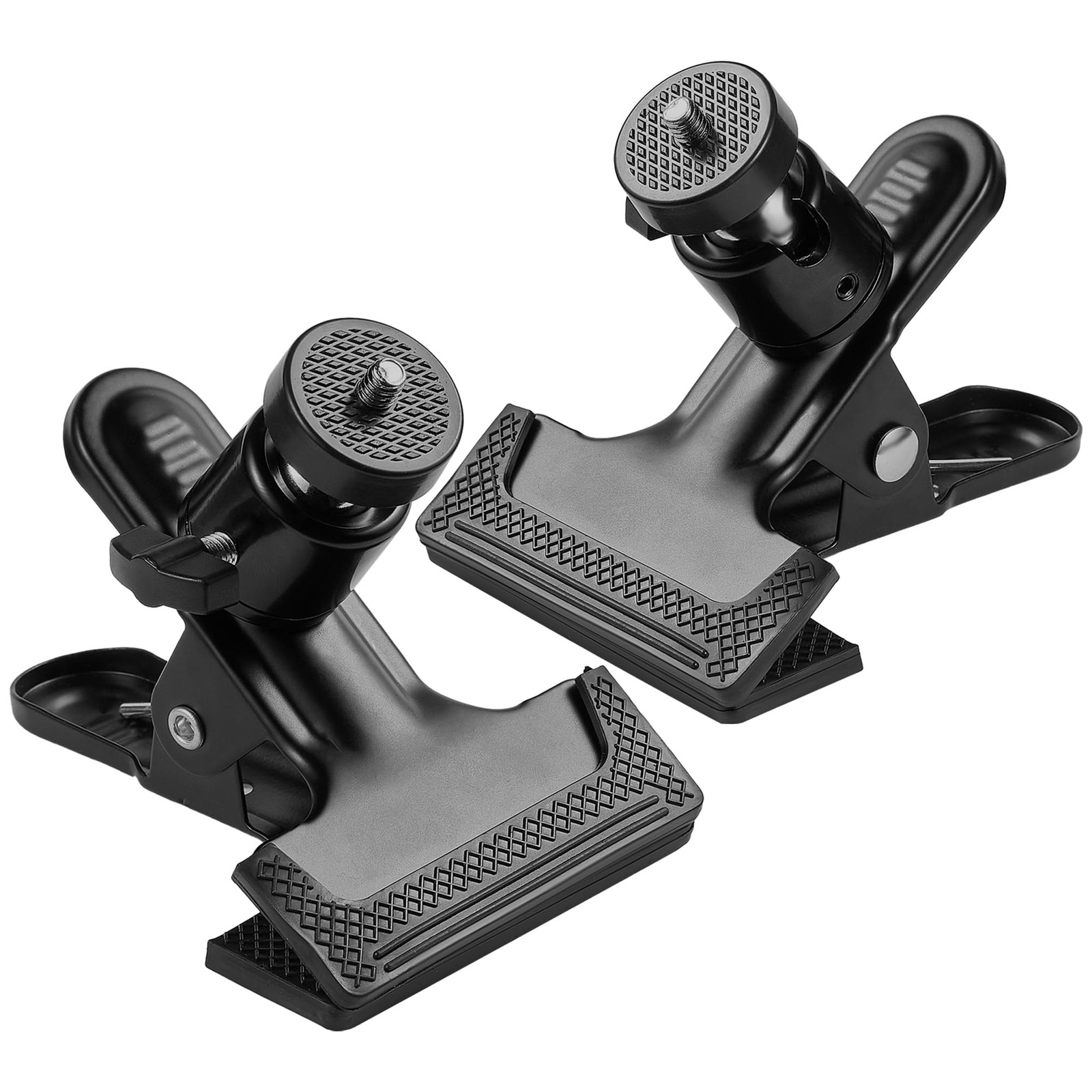ALTIN Trail Camera Clip Mount, 2 Pack Tracking Bracket, 360 Black