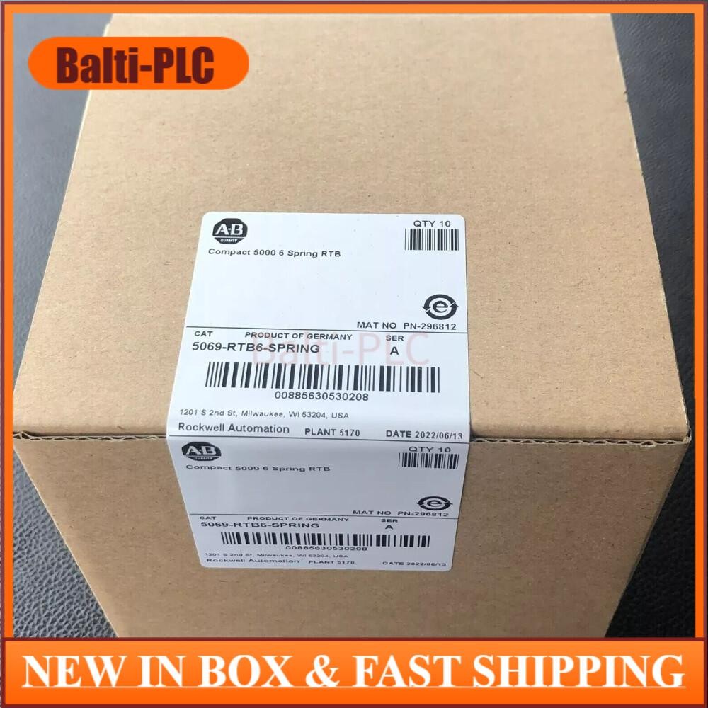 FACTORY SEALED Allen Bradley 5069-RTB6-SPRING CompactLogix removable block