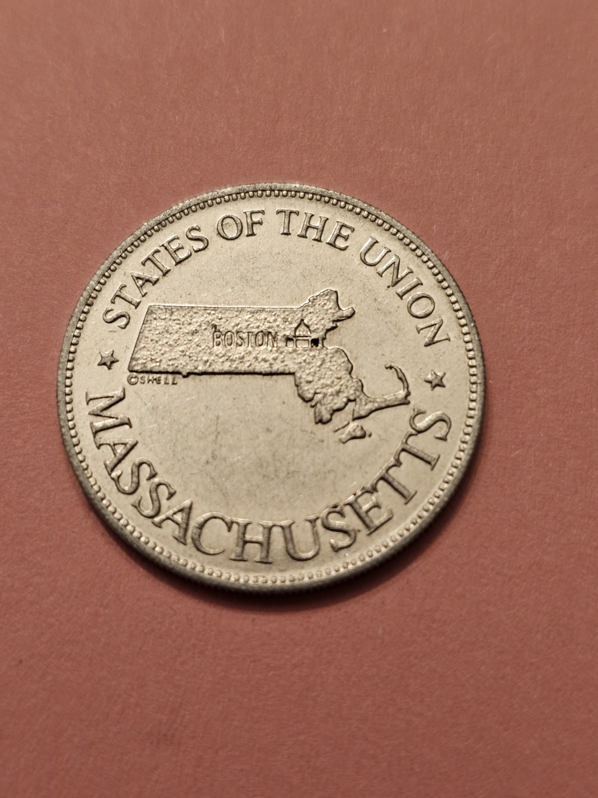 SHELL'S COIN GAME MASSACHUSETTS 1969 VERSION 1 ALM-UNC RARITY INDEX 90 FREE SHIP