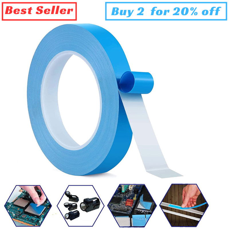 Double-Sided Thermal Adhesive Tape 20mm x 0.2mm, 10 M for Heat Sink CPU GPU LED