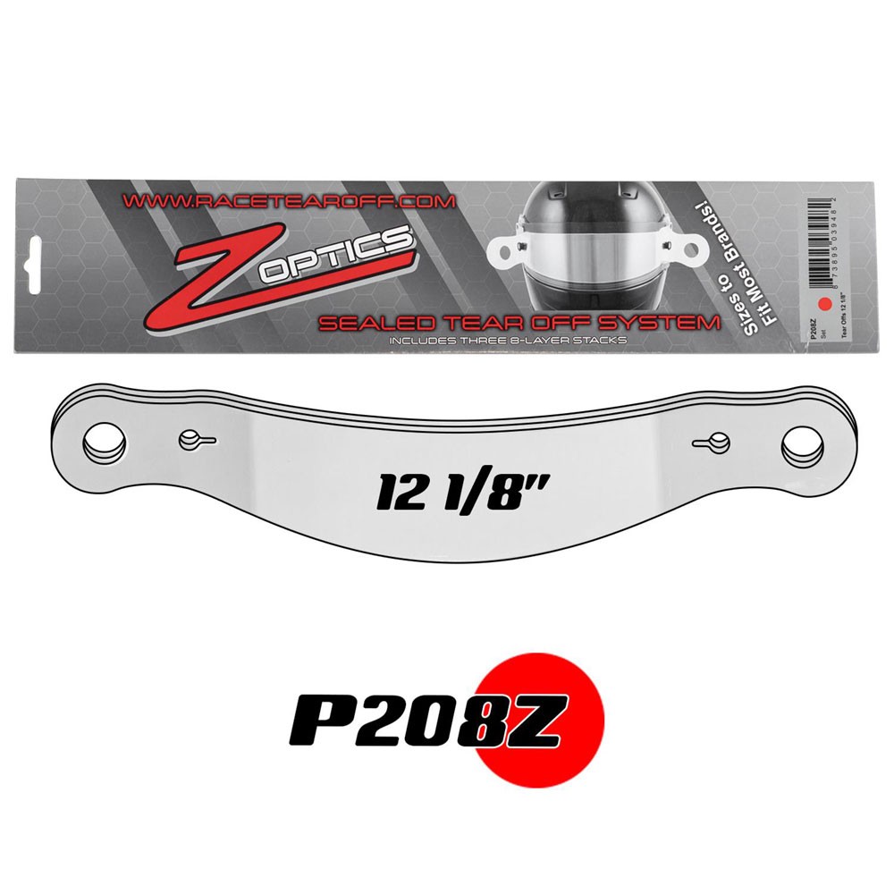 Zamp P208Z; Helmet Visor Tear-Offs for Z-20/Z-15 Series, 2mm, 3 Packs of 8