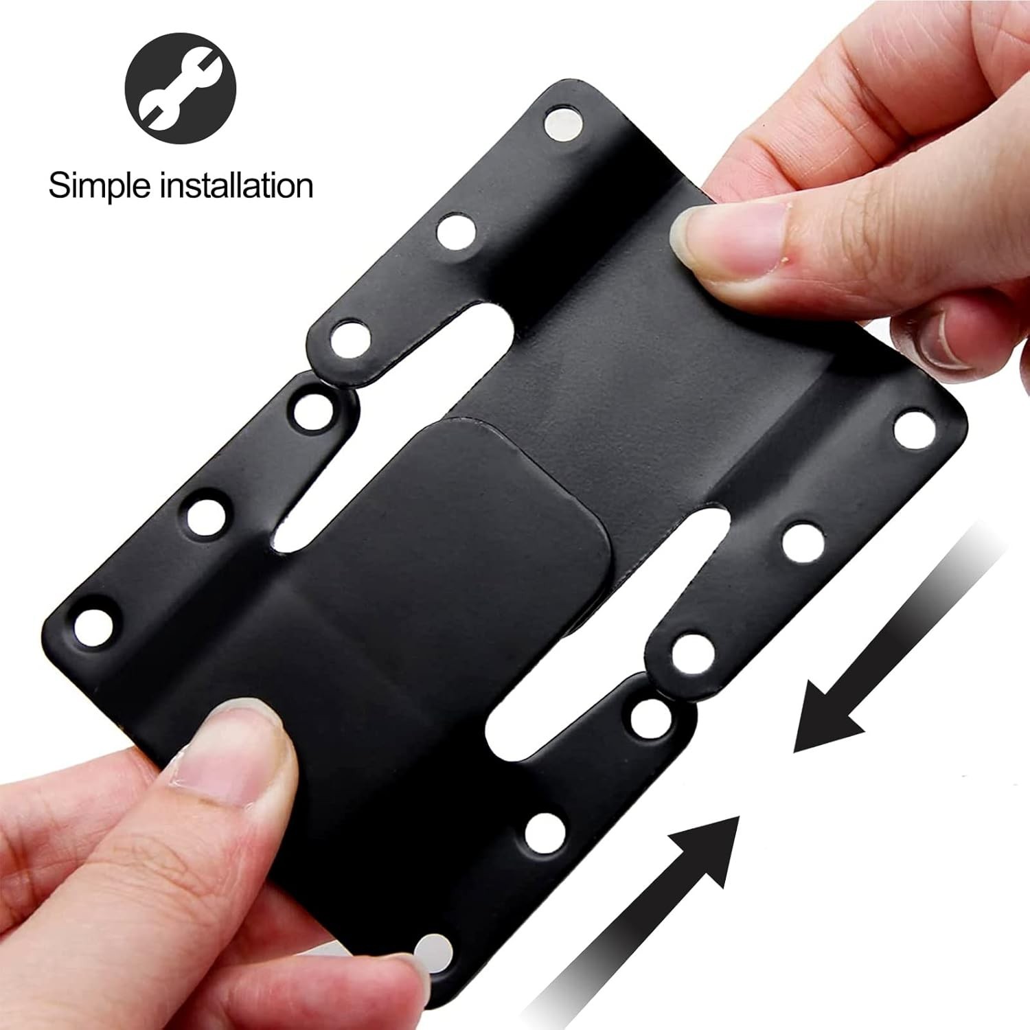 4 Pcs Sectional Couch Connectors Metal Couch Clips Sofa Connector Interlocking F
