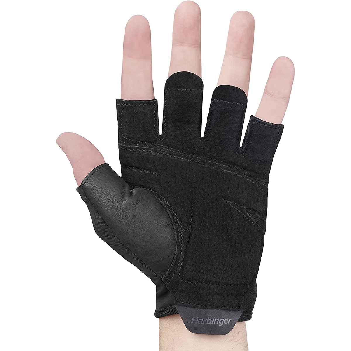 Harbinger Unisex Training Grip Weight Lifting Gloves - Small - Black