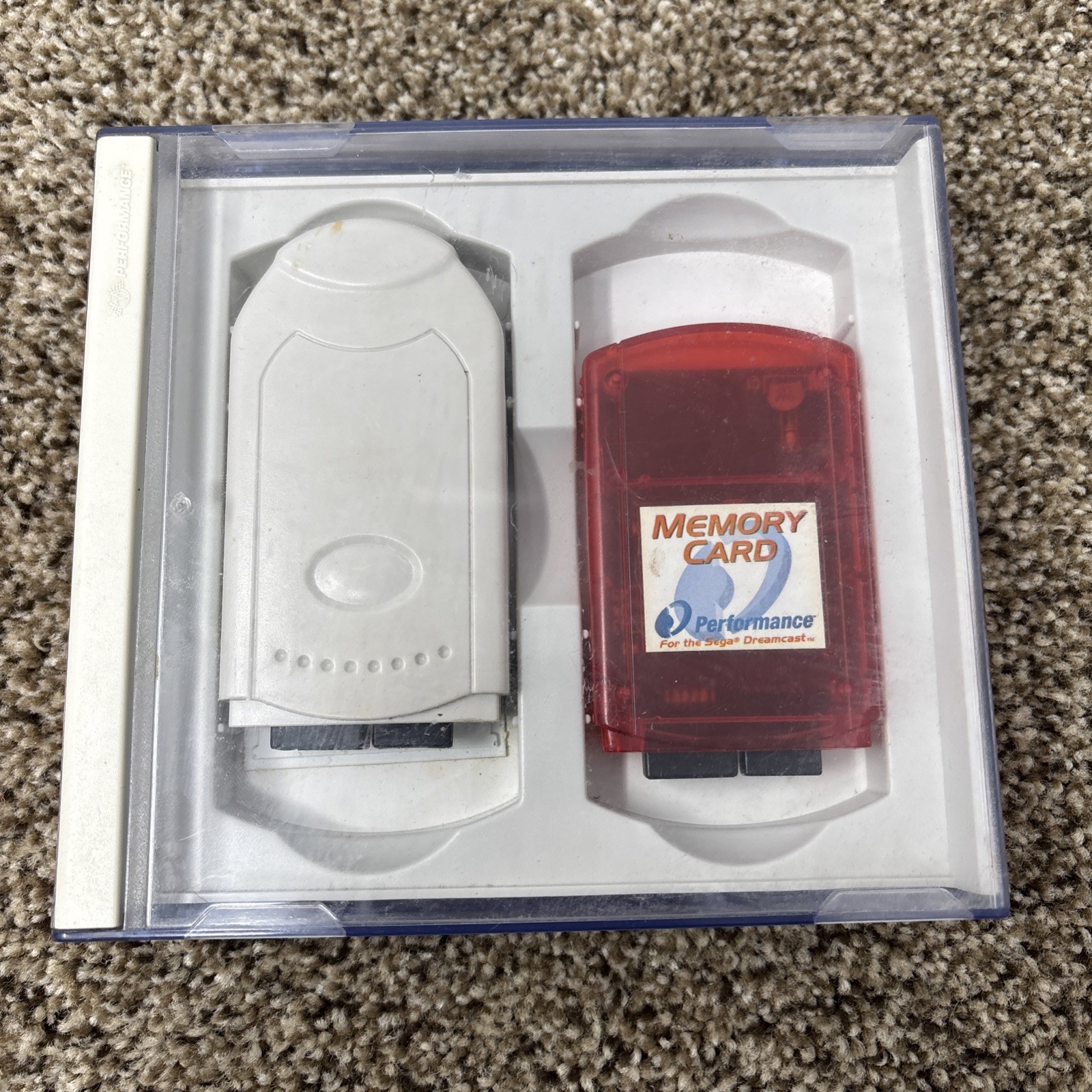 Sega Dreamcast Blue Memory Card Lot Tested With Case