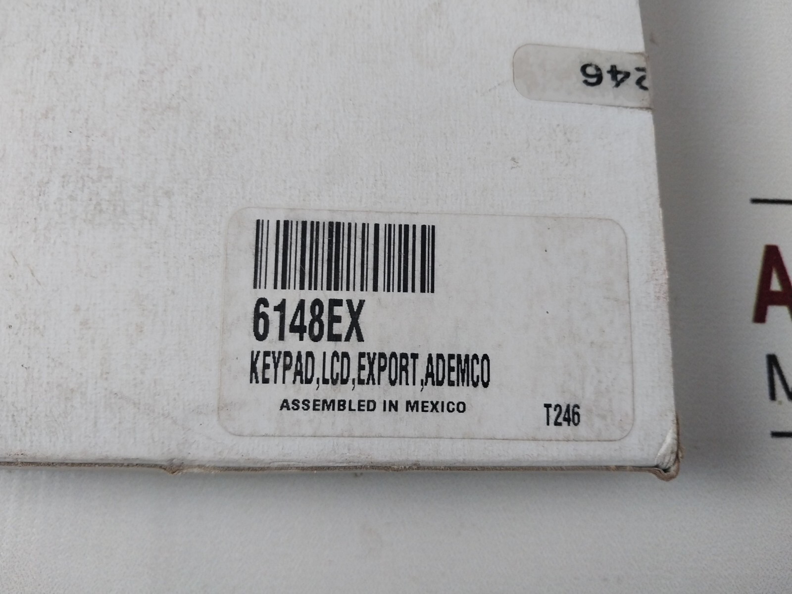 Honeywell 6148ex fixed lcd keypad