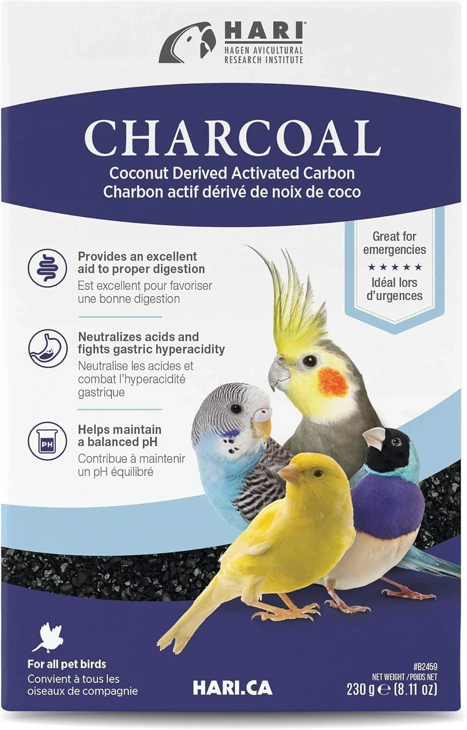 HARI Coconut Derived Activated Charcoal Supplement - 230 g (8.11 oz)