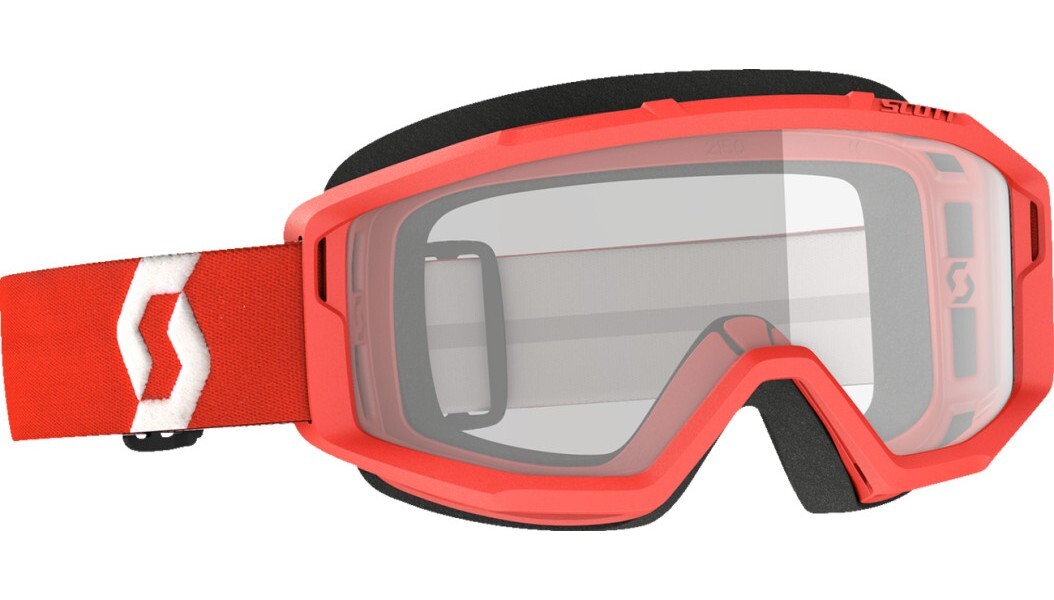 Scott Primal MX Off-Road Goggle Red w/ Clear Lens *CLOSEOUT Was $29.95*