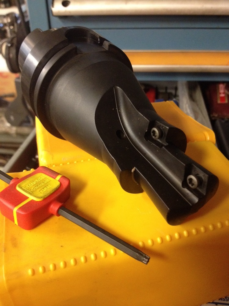 Sandvik CNC Indexable Milling Cutter 250R113223 HSK 63A Mount Machine Machinist