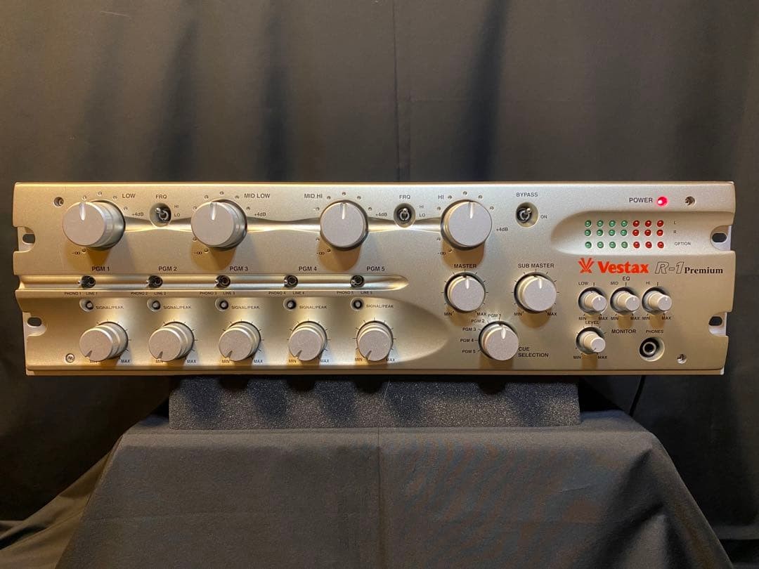 Vestax R-1 Premium Rotary DJ Mixer Vintage Analog Pro Audio Rare Japan Vestax JP