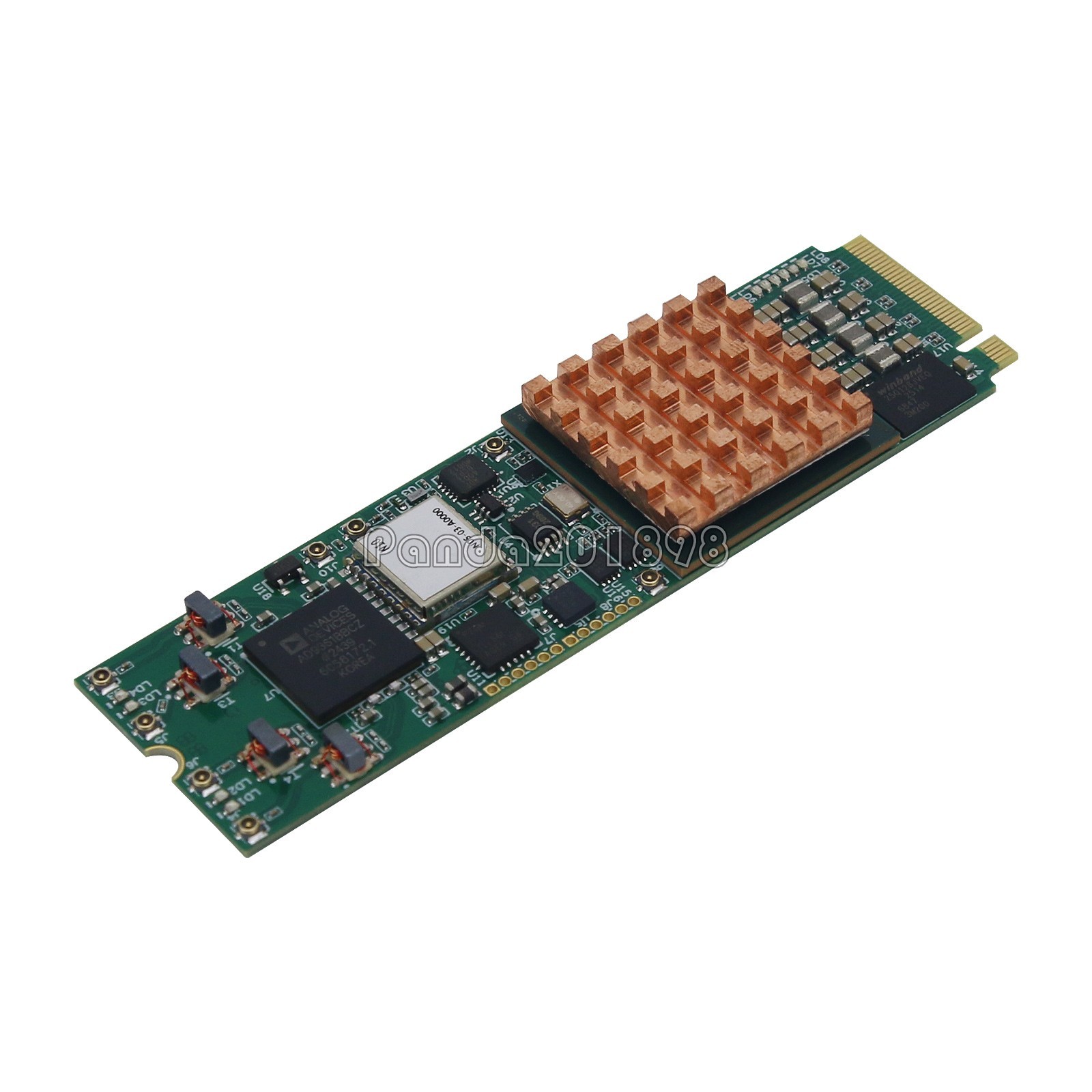 M2SDR Software Defined Radio M.2 XC7A200 RF Transceiver Module GPSDO 40M Clock