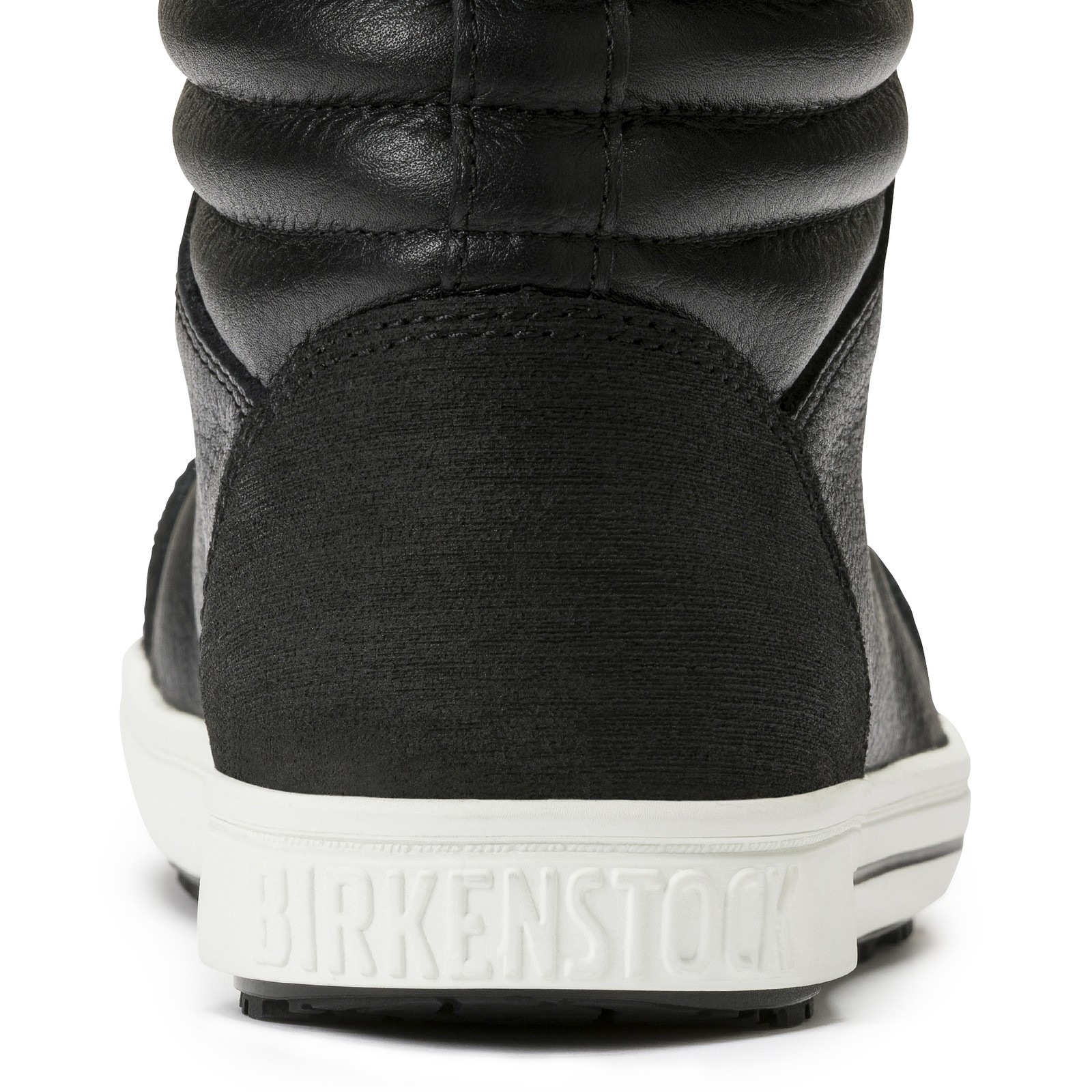 BIRKENSTOCK QS 700 BLACK LEATHER REGULAR/WIDE WIDTH PROFESSIONAL ANKLE BOOTS SAF