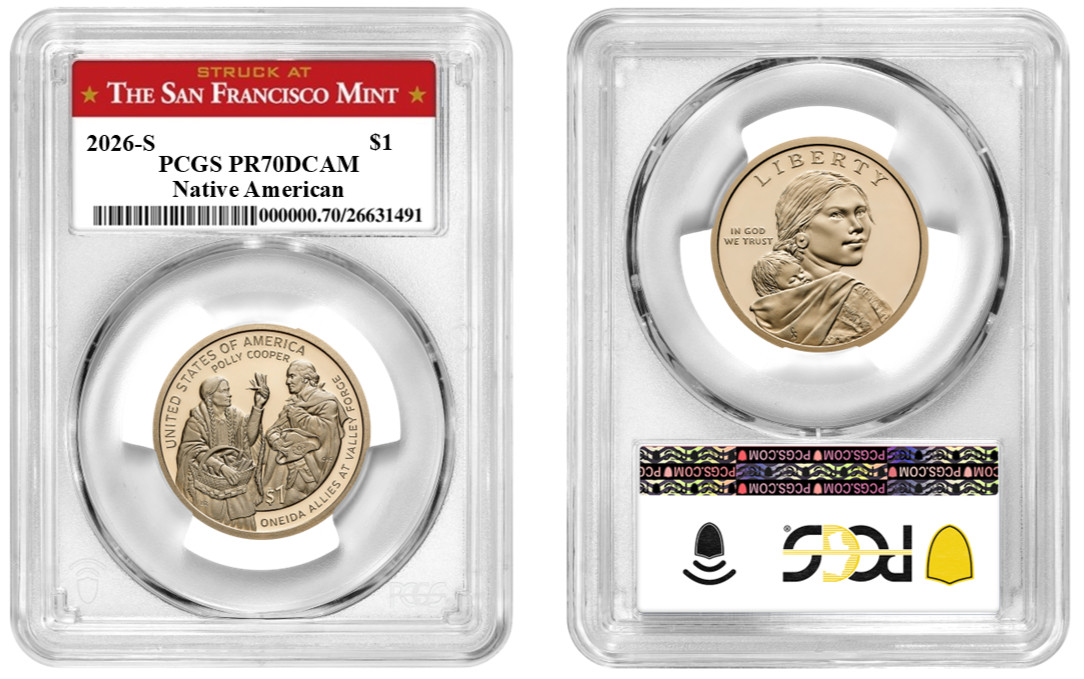 2026 S Native American $1 PCGS PR70DCAM #98