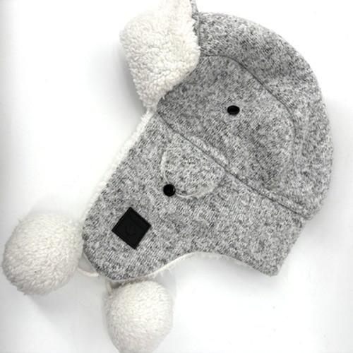 Canadiana Kootenay Fair Isle Merino Blend Knit Pom Kids Beanie Hat