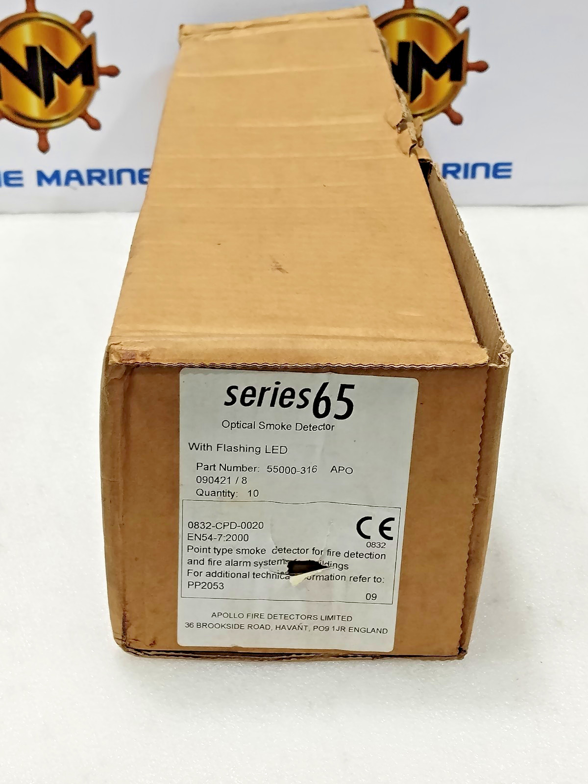 LOT OF 10 APOLLO SERIES 65 55000-316 AP0  OPTICAL SMOKE DETECTOR #NEW