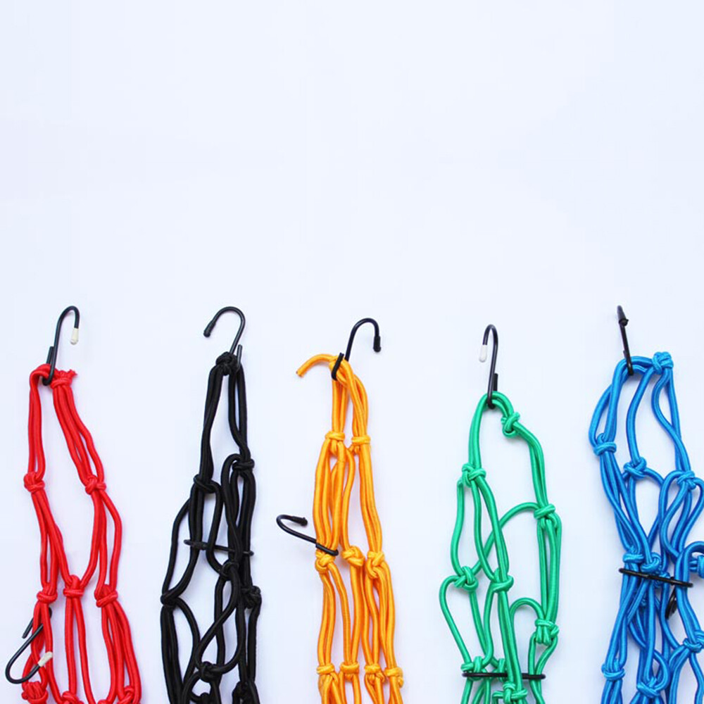 6 Hooks Elastic Bungee Cargo Storage Nets for Cars Bikes Motorcycles UPick Color