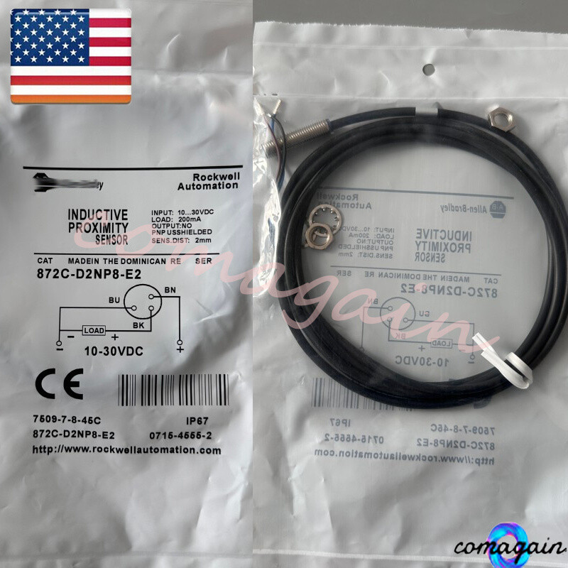 For Allen Bradley Inductive Proximity Sensor Switch 872C-D2NP8-E2 10-30VDC 2mm