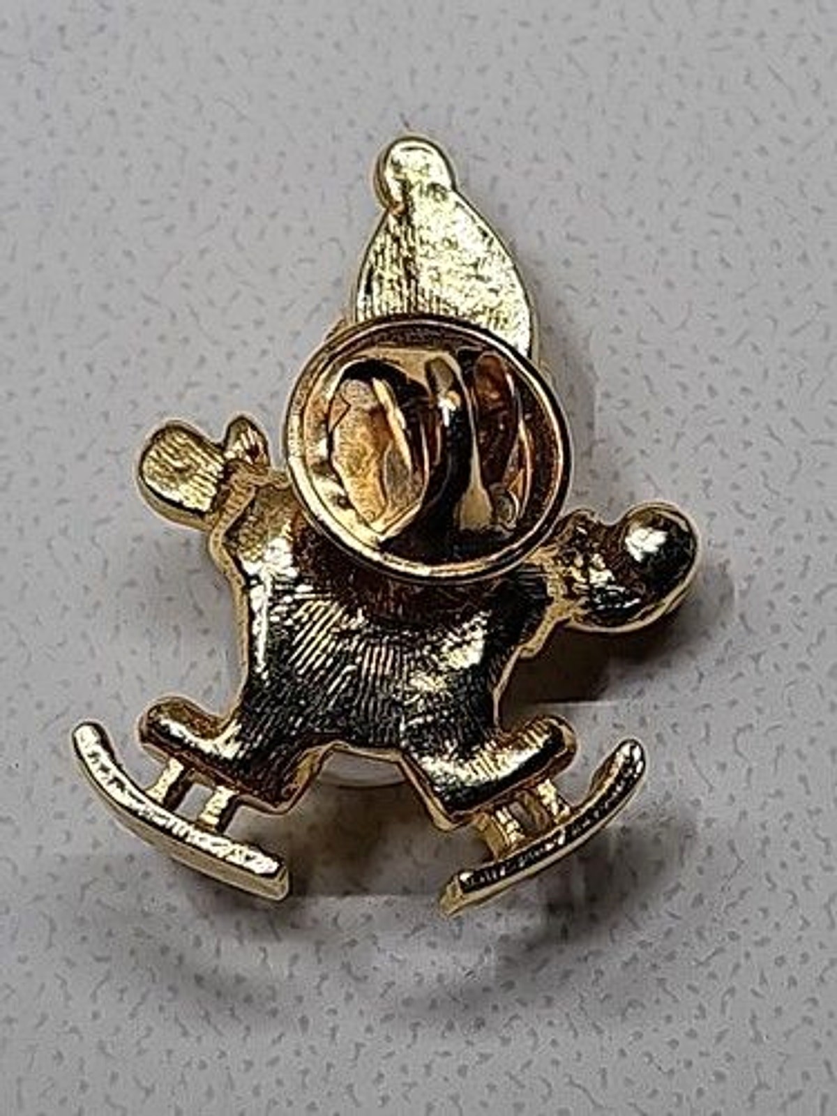 snowman pin brooch