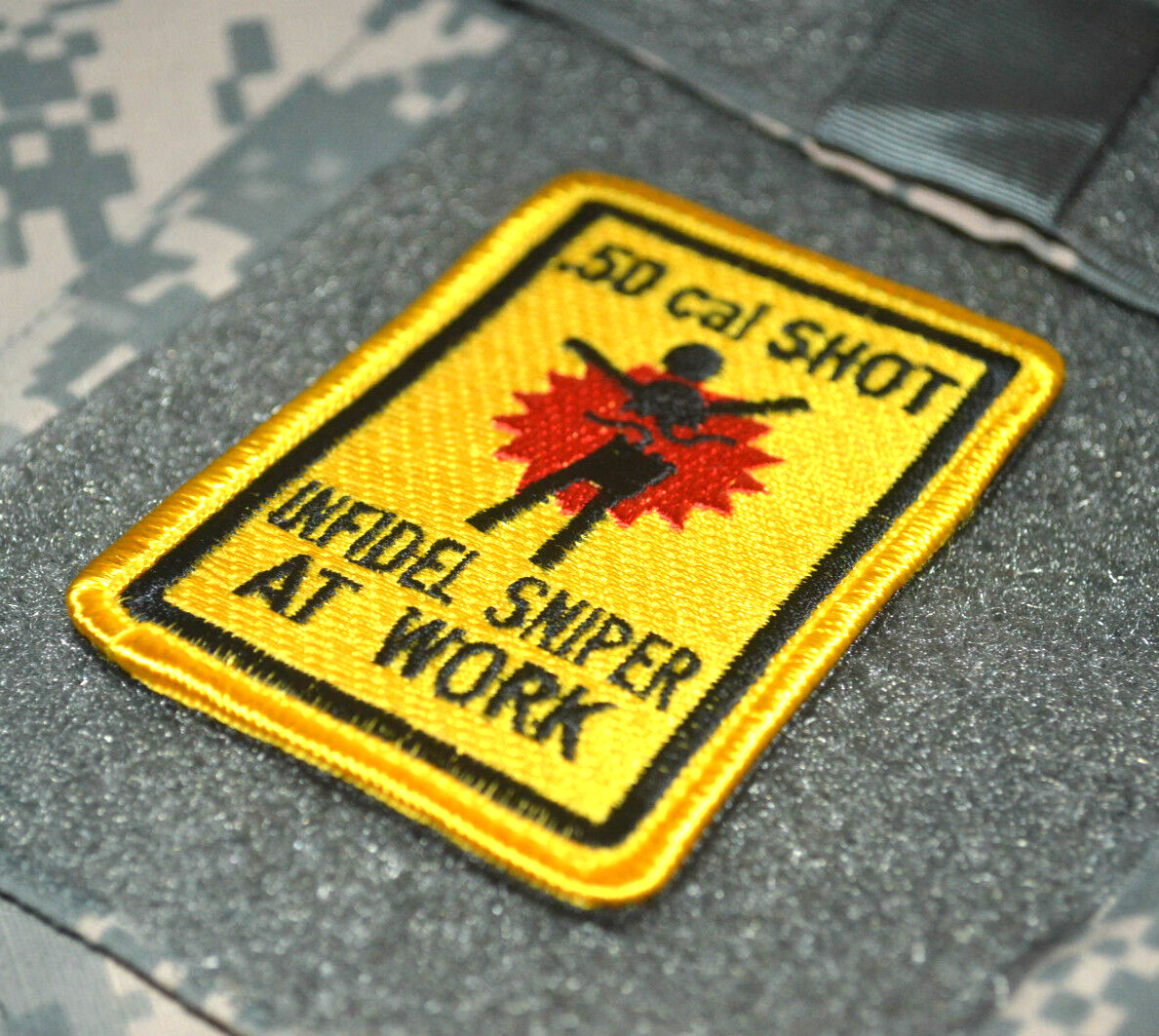 JSOC USMC MARSOC RAIDERS SAS LONG RANGE DEATH SNIPER velkrö PATCH: INFIDELS@WORK