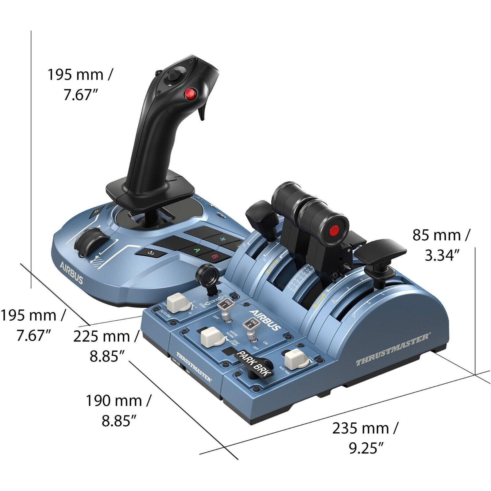 Thrustmaster Airbus Edition TCA Captain Pack X for PC, Xbox One & S|X
