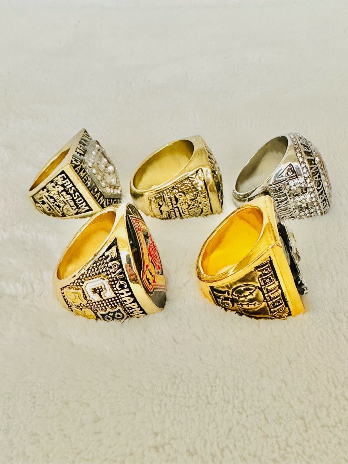 5 PCS Cleveland Indians Championship Ring Set, US SHIP