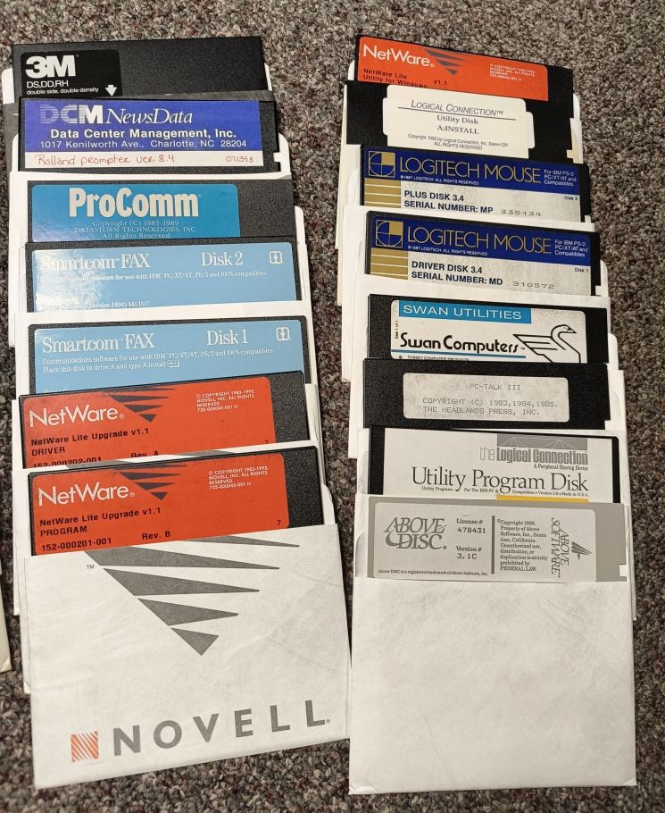 Vintage 5.25 Inch Floppy Disk - Lot of 31 - Untested