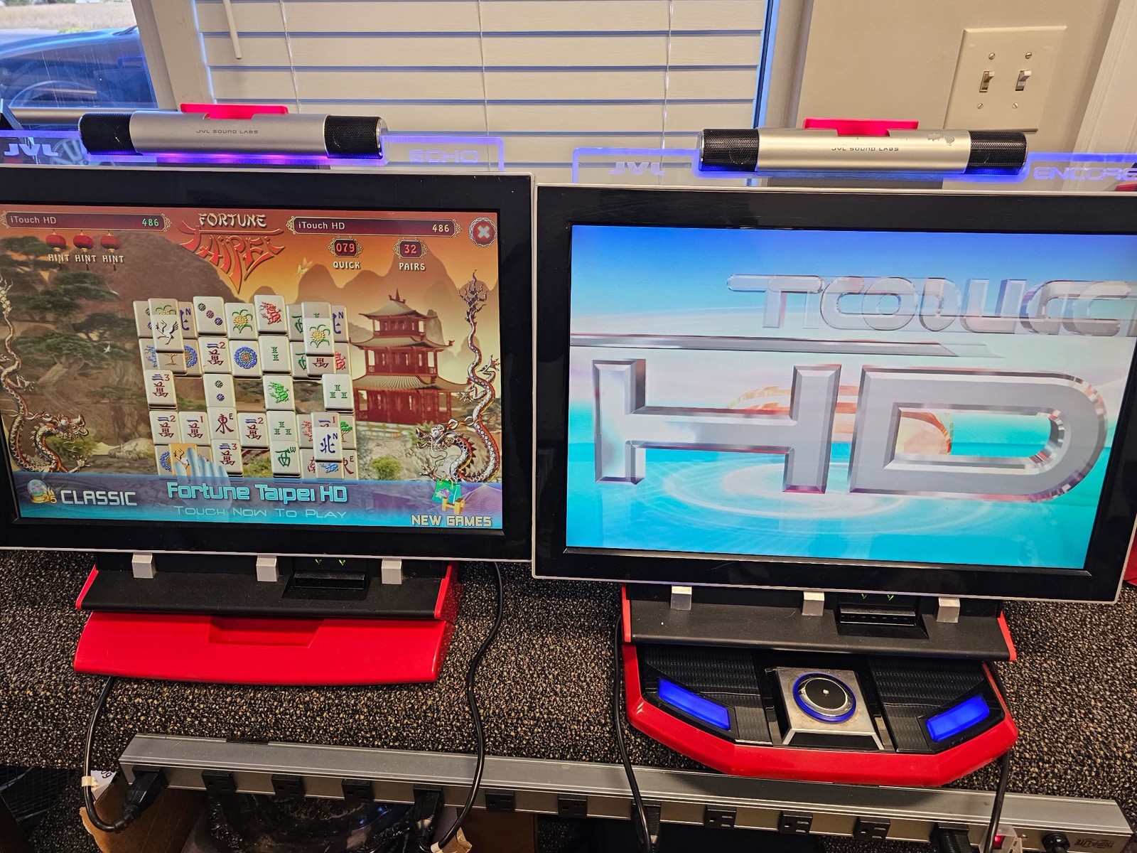 1 jvl echo hd arcade game  working 100% set on free play