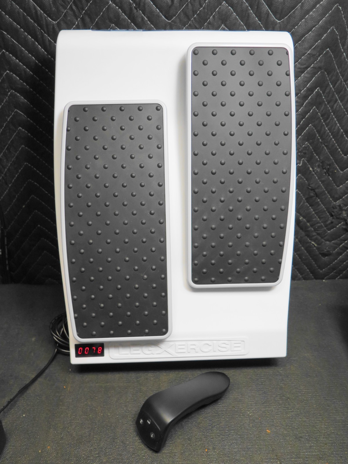 LegXercise PRO Movement Trainer Power Assisted Concave Track White Black