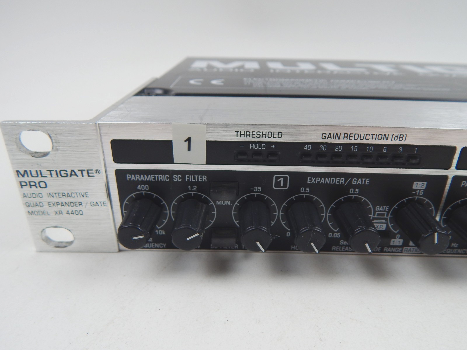 Behringer Multigate Pro XR4400 Audio Interactive Quad Expander / Gate TESTED A