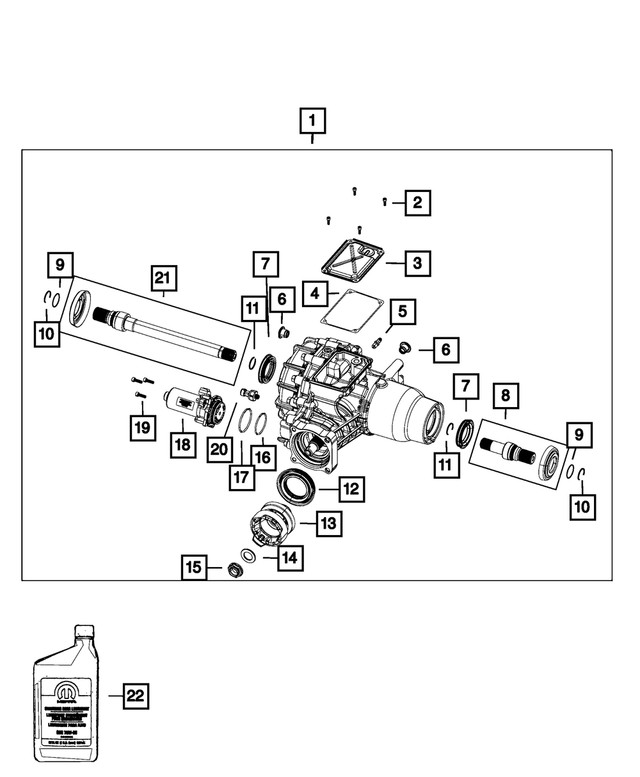Genuine Transfer Case Control Module 68383660ae