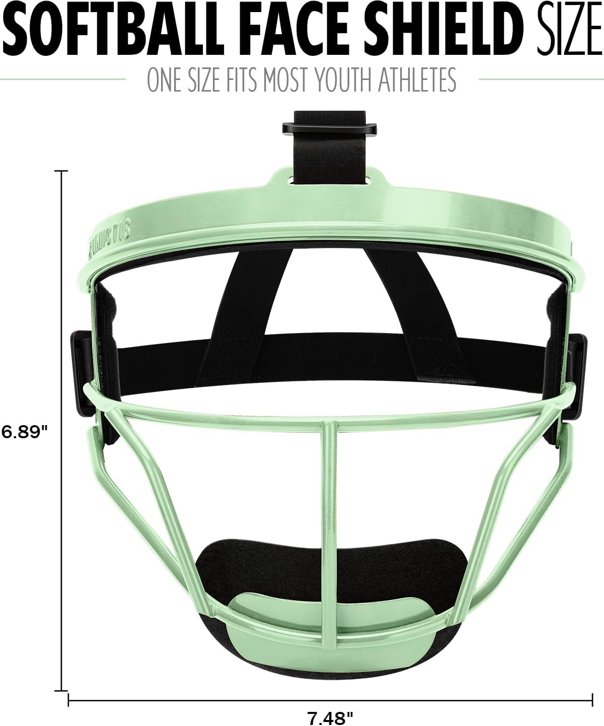 Dinictis Softball Face Mask Lightweight Comfortable Wide Vision Durable Safe