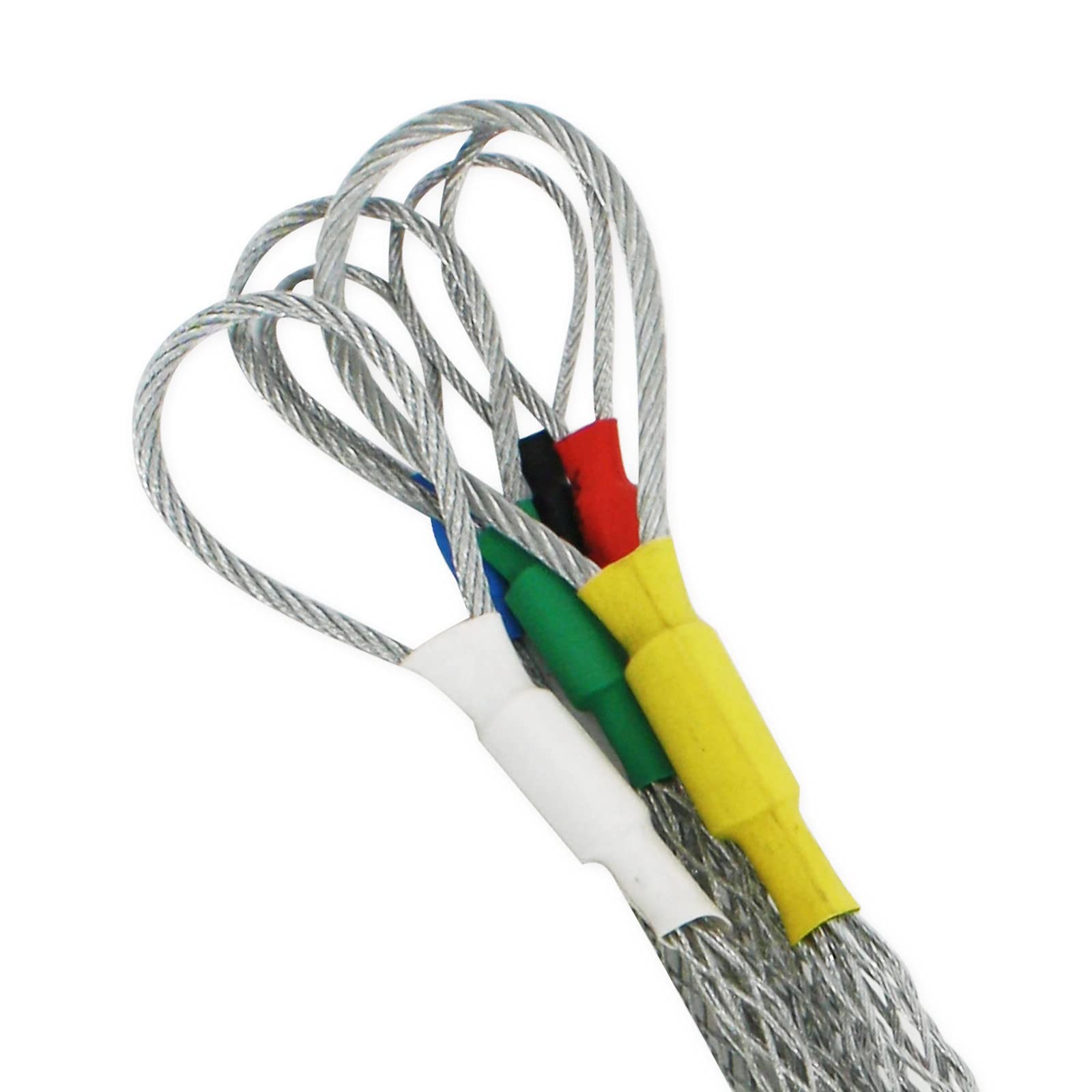 Cable Pulling Grip Sock Kit Galvanizing Steel Antislip Pipe Cable Wire Pulling G
