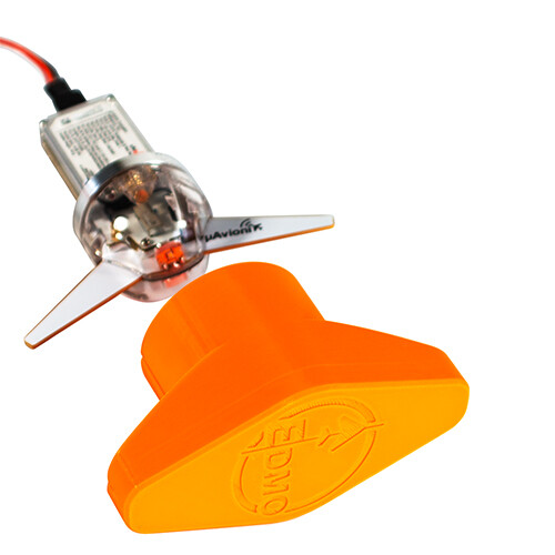 uAvionix, tailBeaconX Protective Boot, in HI-VIZ Orange