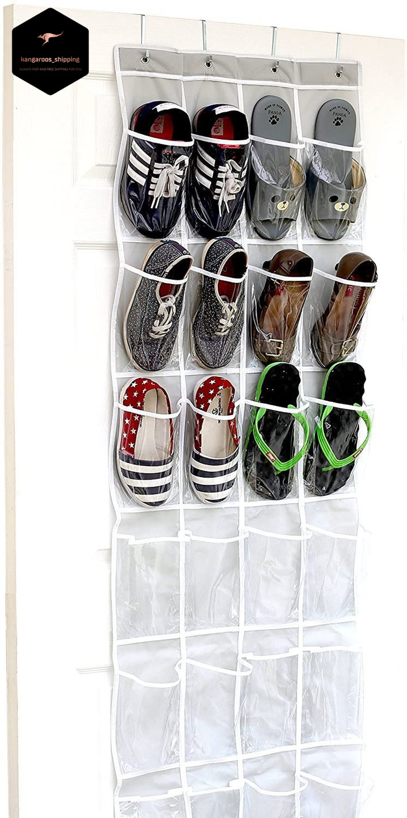 Zapatera De Puerta Para 24 Pares Organisador Organizador de Zapatos