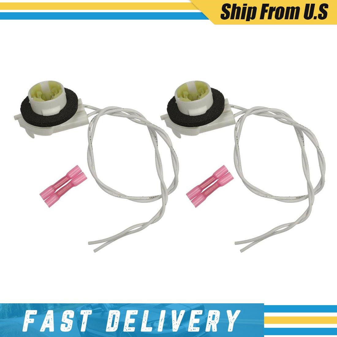 Daytime Running Light Socket For 2002-2006 Chevy Avalanche 1500 2pcs _XJ