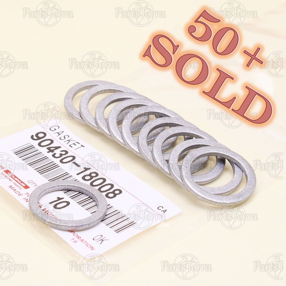 New Genuine OEM Toyota Lexus Scion Transmission Plug Case Gasket  9043018008 x10