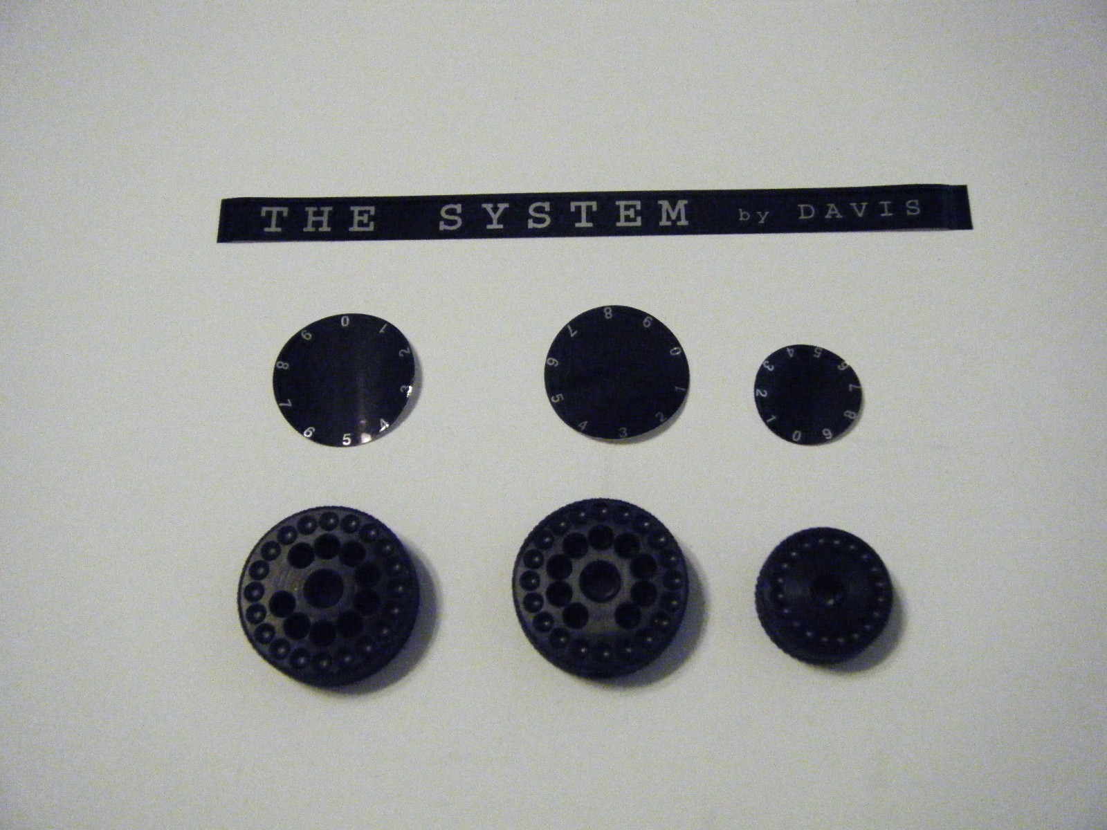 Davis sights -20 click knob kit